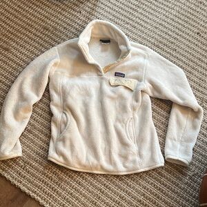 Patagonia Off-White Fleece Jacket